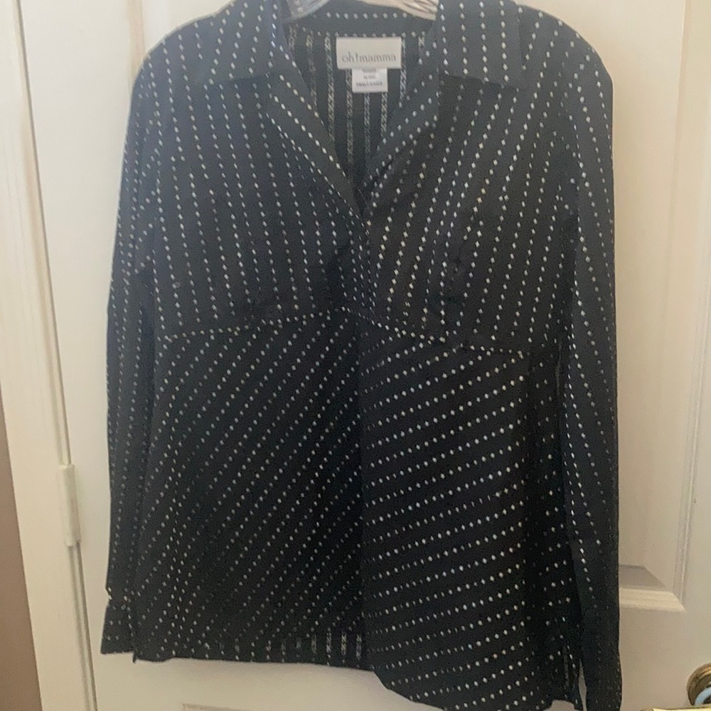 FINAL MARKDOWN Oh mamma maternity blouse small